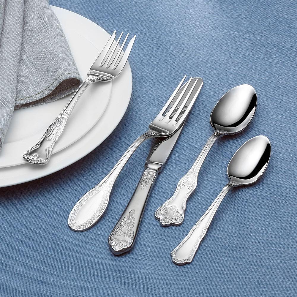 Luxe 77 Piece Flatware Set, Service for 12