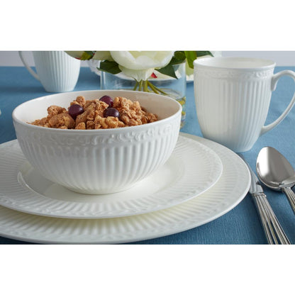 Countryside White Bone China Dinnerware Set