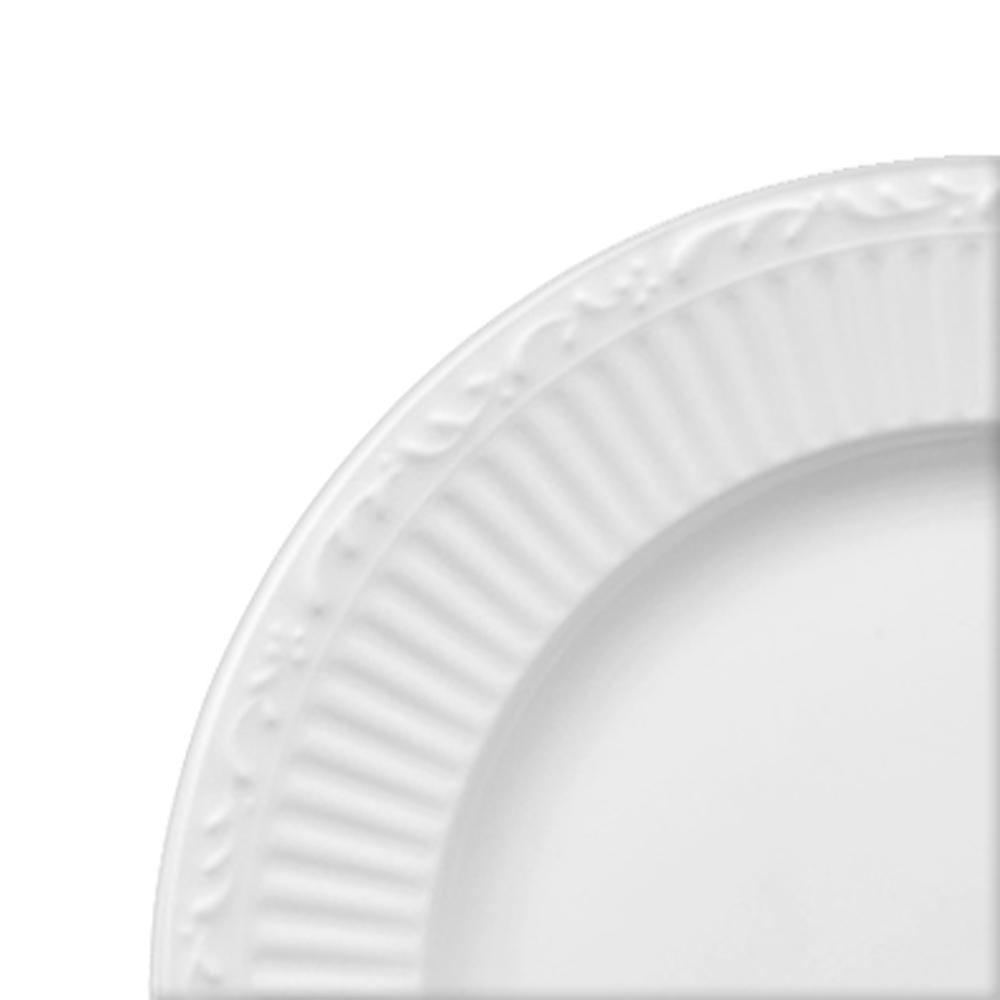 Countryside White Bone China Salad Plate