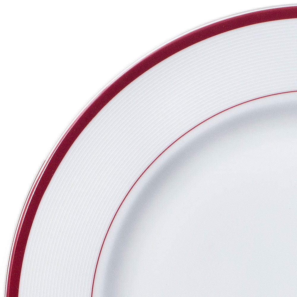 Jet Set Red Set of 4 Dinner Plates