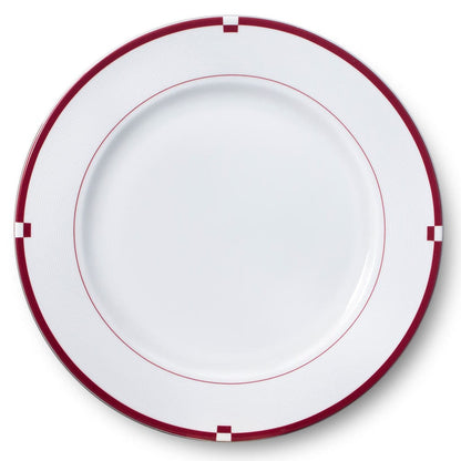 Jet Set Red Set of 4 Dinner Plates