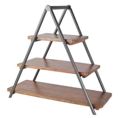 Madison 3 Tier Wood Serve Tray