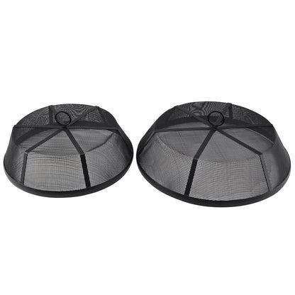 Set of 2 Mesh Outdoor Tray Food Covers
