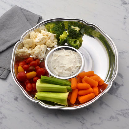 Queen Anne Round Chip and Dip