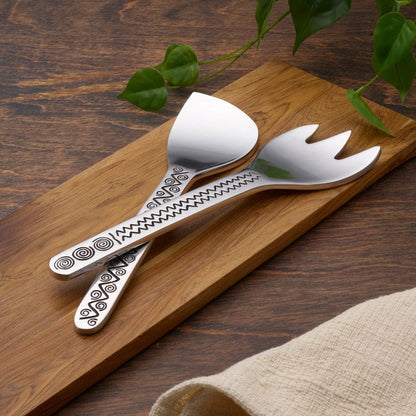 Reggae Salad Server Set