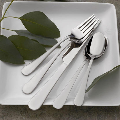 Satin Symmetry 42 Piece Flatware Set, Service for 8
