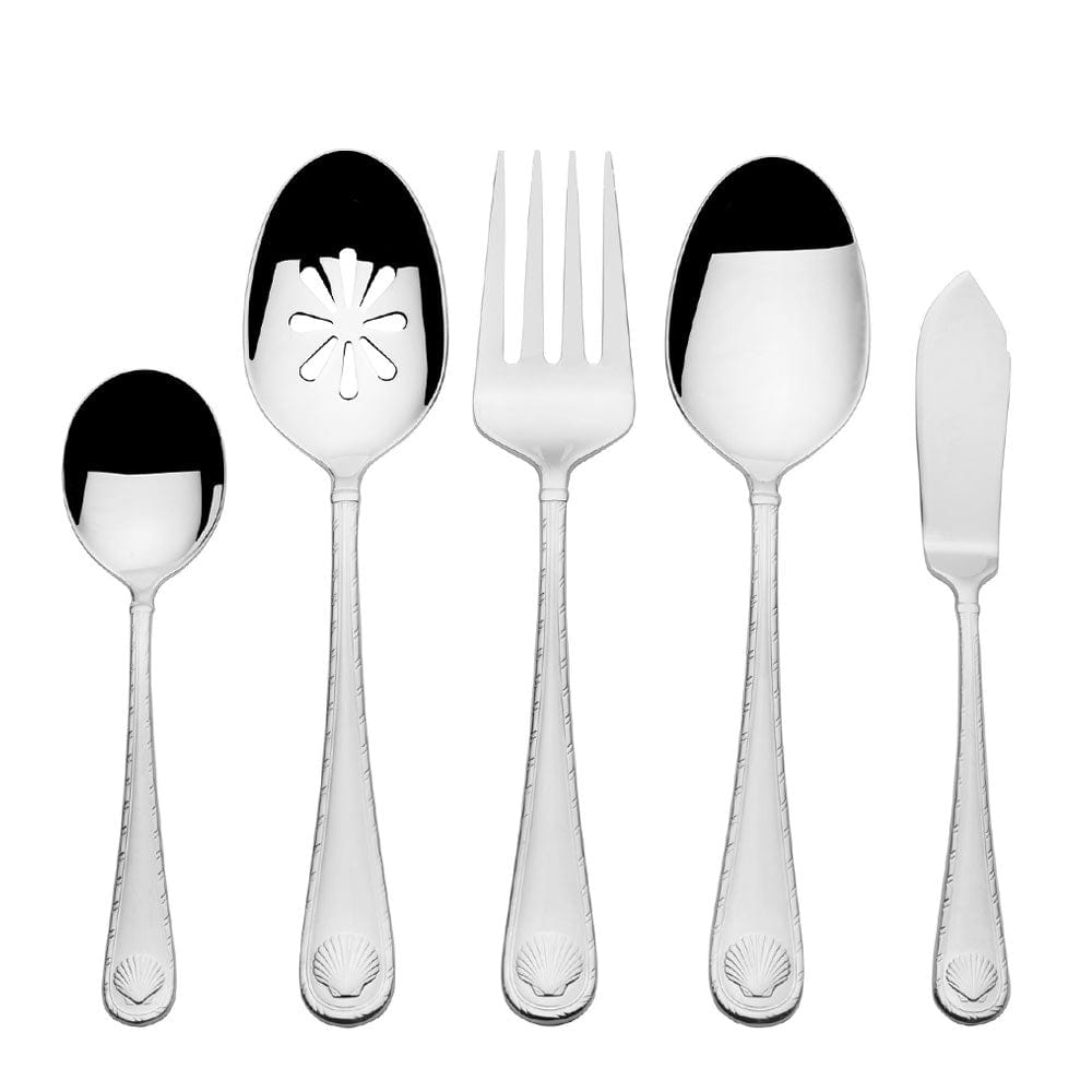 Shell 45 Piece Flatware Set, Service for 8