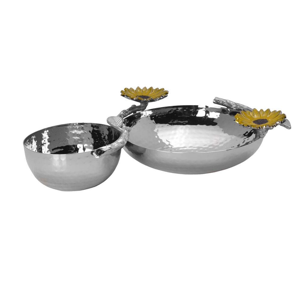 Sunflower Chip and Dip Serve Bowl