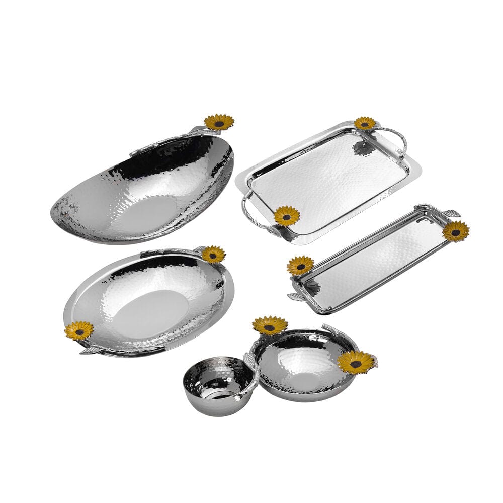 Sunflower Chip and Dip Serve Bowl