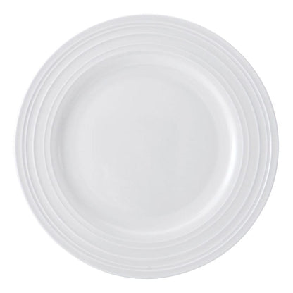 Swirl Bone 12 Piece Dinnerware Set with Pasta Bowls, Service for 4