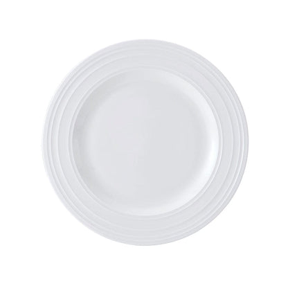 Swirl Bone 12 Piece Dinnerware Set with Pasta Bowls, Service for 4