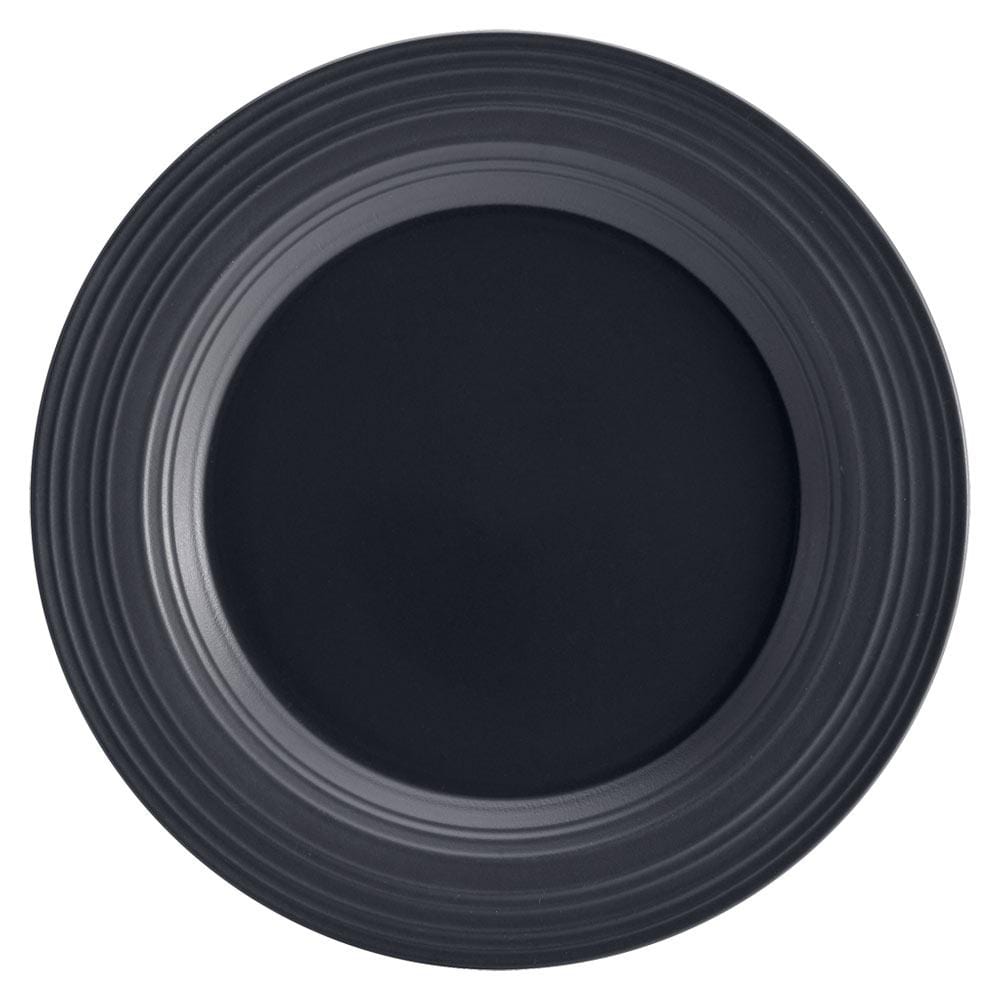 Swirl Graphite Round Platter