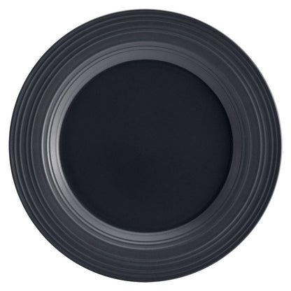 Swirl Graphite Round Platter