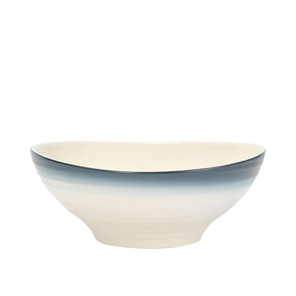 Swirl Ombre Blue 16 Piece Dinnerware Set, Service for 4