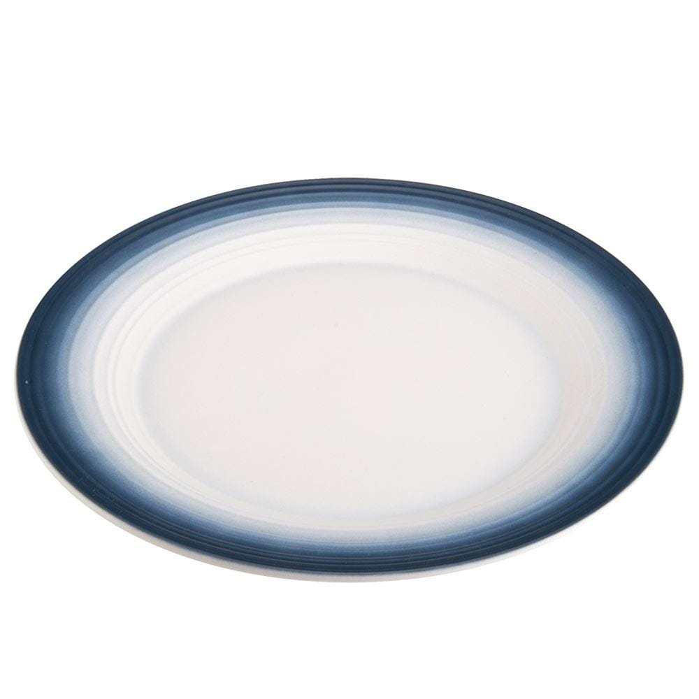 Swirl Ombre Blue Round Platter