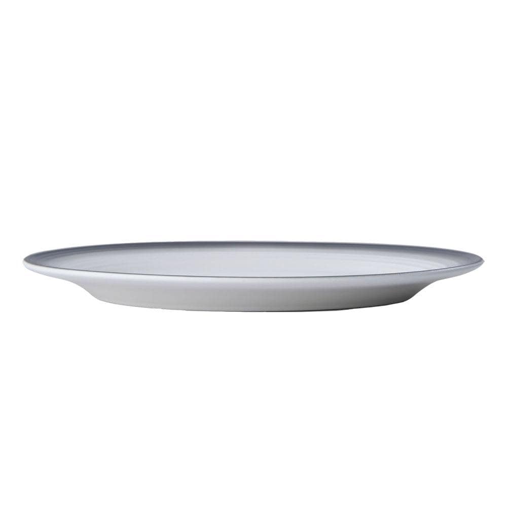 Swirl Ombre Graphite Oval Platter
