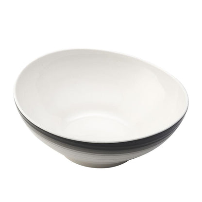 Swirl Ombre Graphite Vegetable Bowl