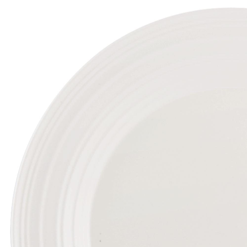 Swirl White 16 Piece Dinnerware Set, Service for 4