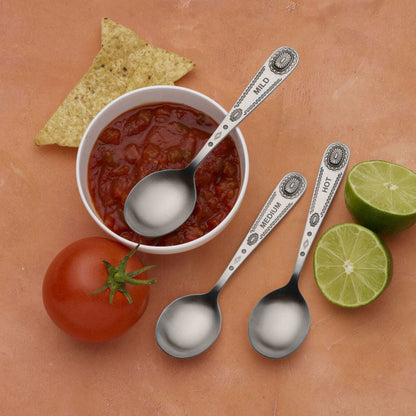 Taos Set of 3 Salsa Spoons