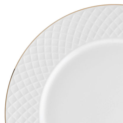 Trellis Gold 12 Piece Dinnerware Set, Service for 4
