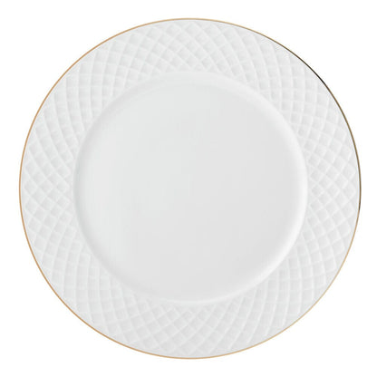 Trellis Gold 12 Piece Dinnerware Set, Service for 4