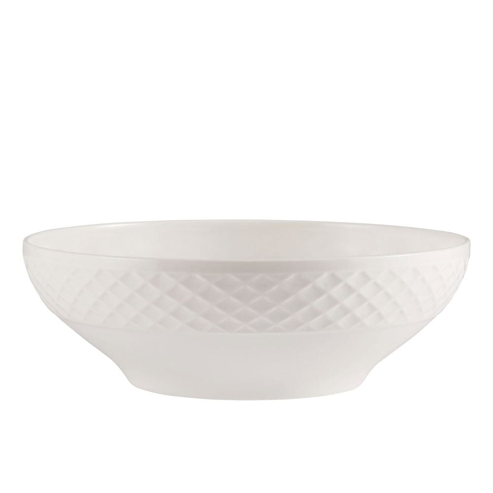 Trellis White Vegetable Serve Bowl