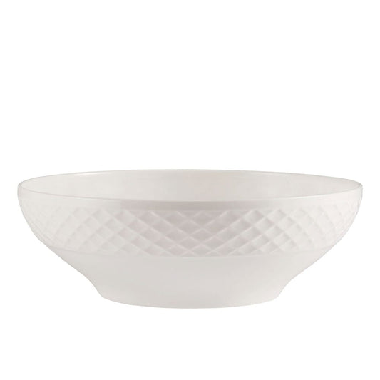 Trellis White Vegetable Serve Bowl