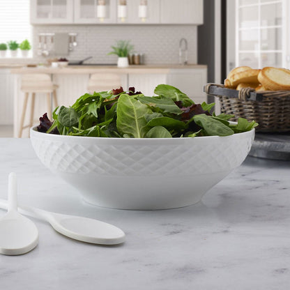 Trellis White Vegetable Serve Bowl