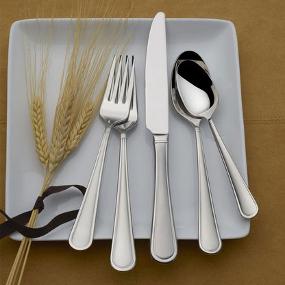 Virtuoso Frost 65 Piece Flatware Set, Service for 12